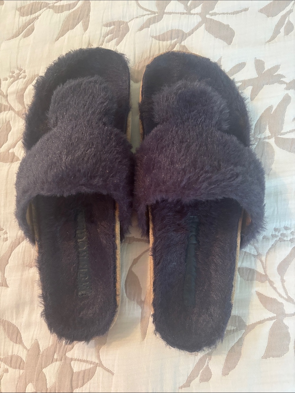 Jack Rogers Comfort Cozy Sandals Midnight Navy Size 7